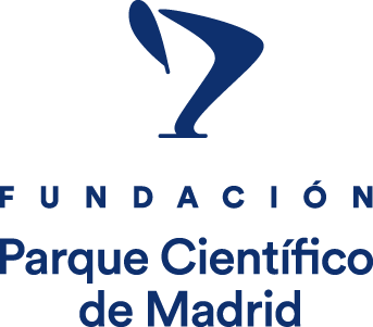 Logo vertical de la Fundación Parque Científico de Madrid (FPCM)