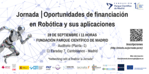 Jornada-Oportunidades de financiación en Robótica y sus aplicaciones-FPCM