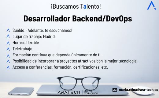 Desarrollador/a Backend/DevOps