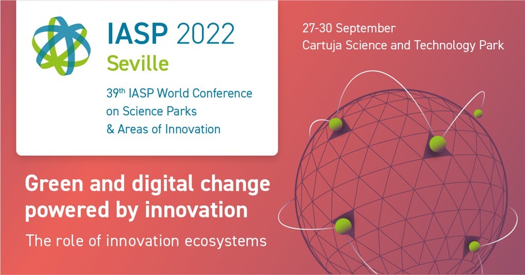 Cartel de la 39a IASP Conferencia Mundial de Parques Científicos y Tecnológicos