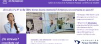 Cartel del concurso sobre la exposición "Mujeres que cambiaron el mundo", dentro de las actividades organizadas por la FPCM para la 5ª edición (2022-2023) del programa "Ciencia y Tecnología en femenino" de APTE.