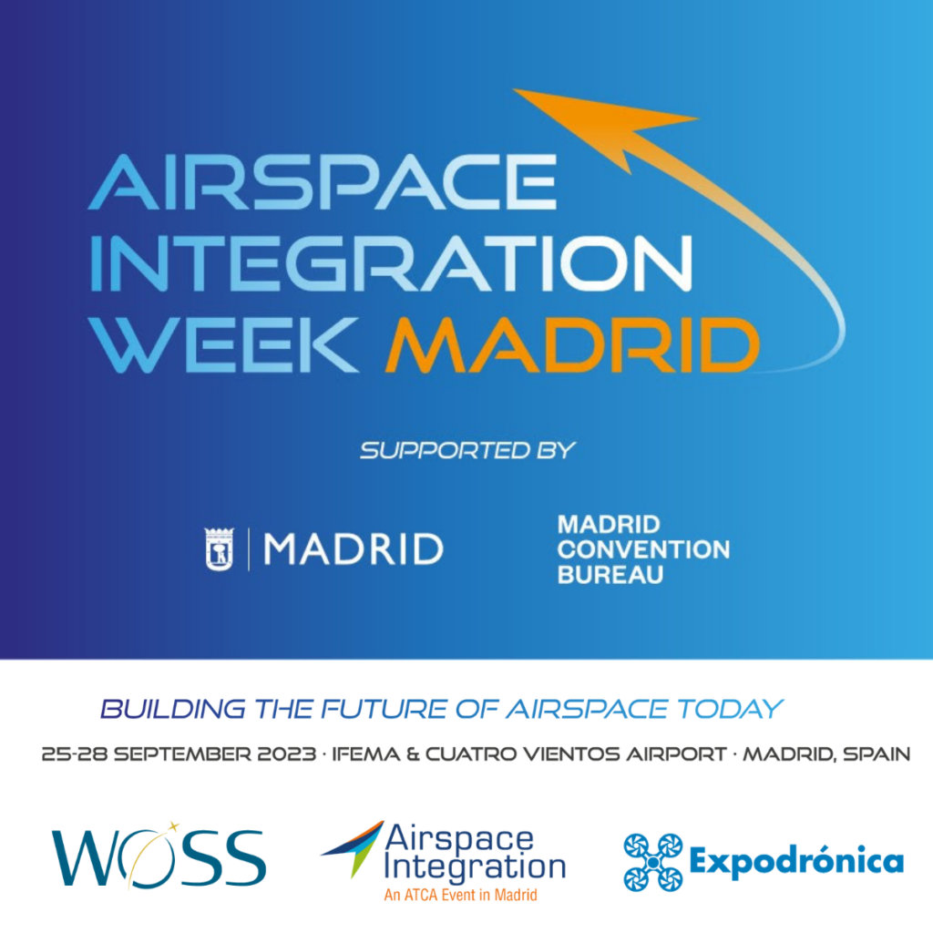 Cartel de la Airspace Integration Week 2023.