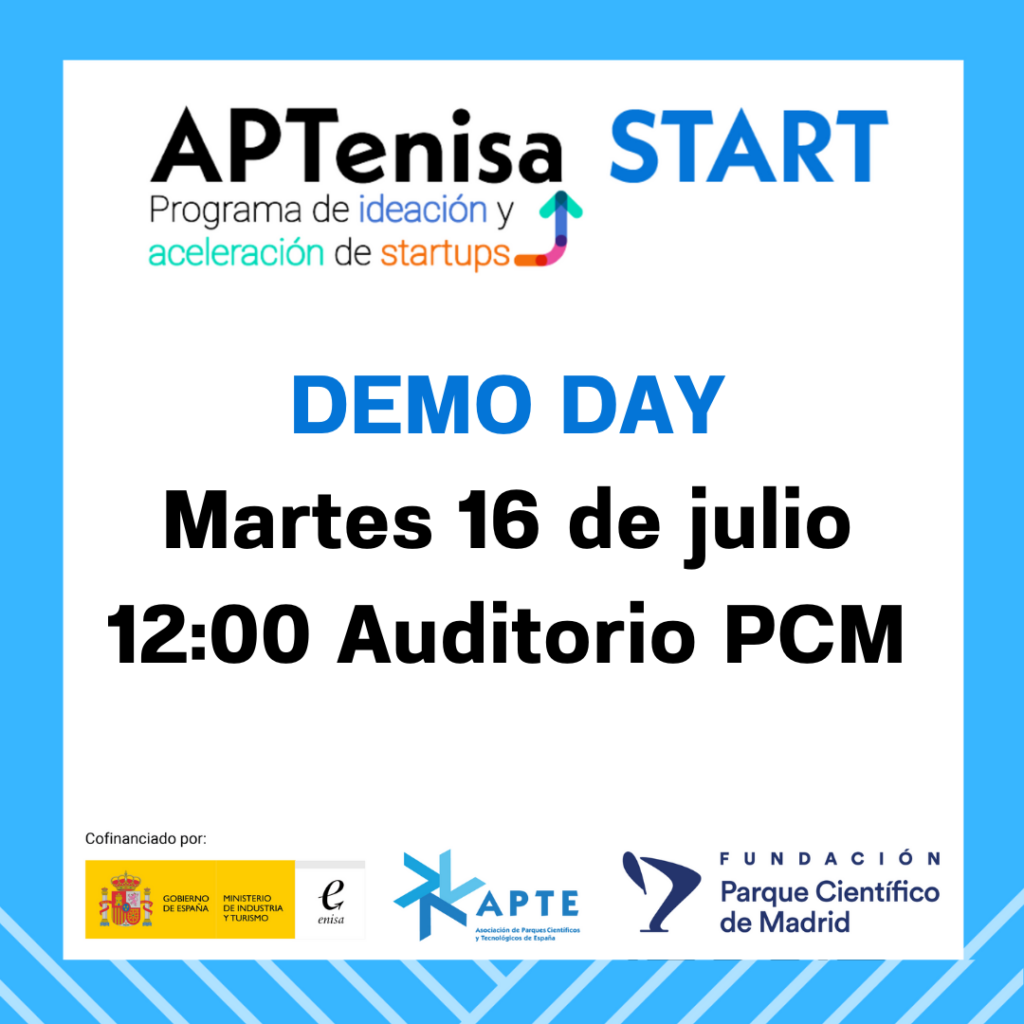 Cartel del DemoDay de APTEnisa Start