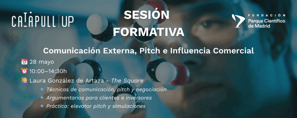 Sesión CaTaPull Up sobre comunicación externa y posicionamiento de startups del PCM.