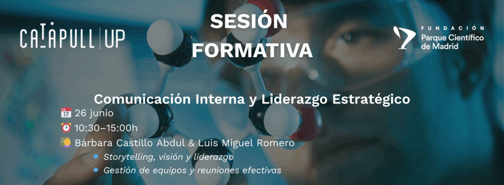 Sesión CaTaPull Up sobre comunicación interna en startups del PCM.
