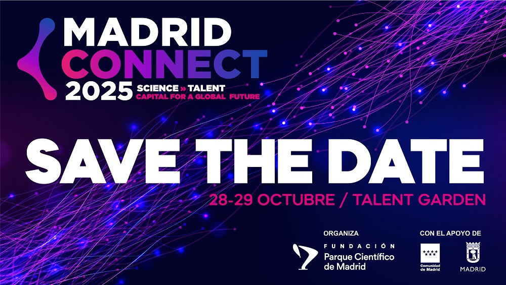 Cartel del SVD de Madrid Connect 2025, organizado por el Parque Científico de Madrid.