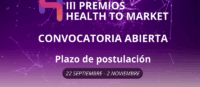 Cartel de los III Premios Health to Market PCM EIT Health
