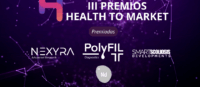 Cartel con las empresas premiadas en los III Premios Health to Market