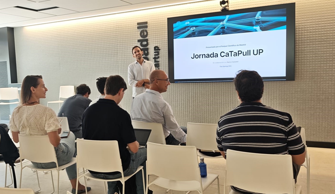 Momento de una de las jornadas de formación del programa CaTaPull UP 2025.