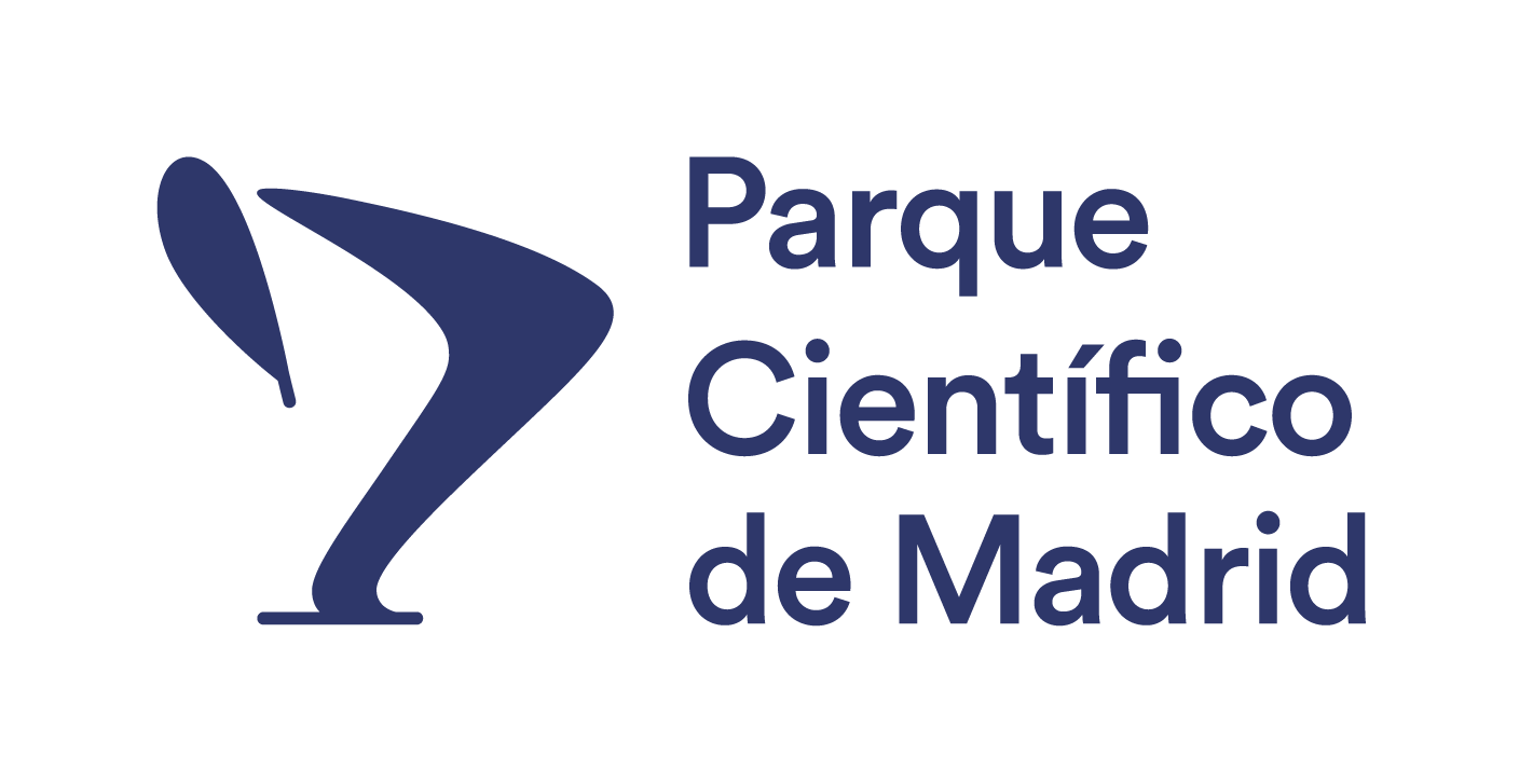 Logo horizontal del Parque Científico de Madrid - PCM