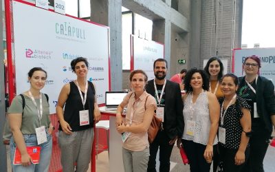 Integrantes de CaTaPull Up en el South Summit 2022.