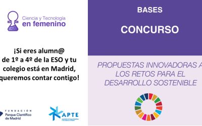 Cartel Concurso Ciencia y Tecnología en Femenino 2022