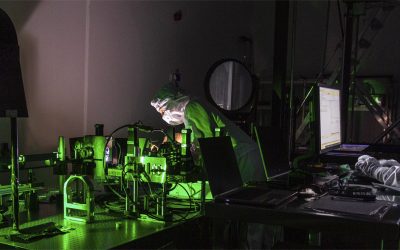 Laboratorio de Eye4Sky donde se fabrican los moduladores de polarización.