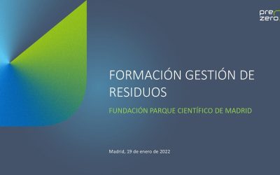 Portada de la Formación en Gestión de Residuos 2022