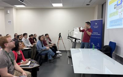 Taller Infografía Científica en el Parque Científico de Madrid.